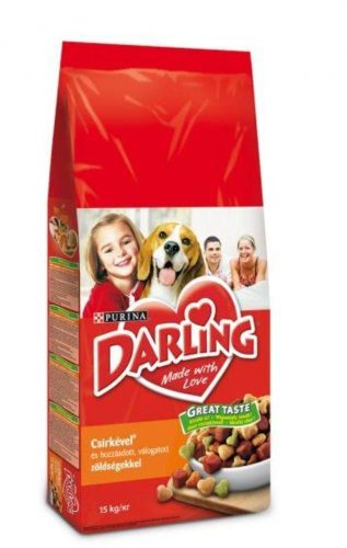 Darling 15kg Csirke +  Zöldség