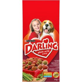   Darling szárazeledel kutyáknak marhahússal csirkehússal és zöldségekkel 15kg