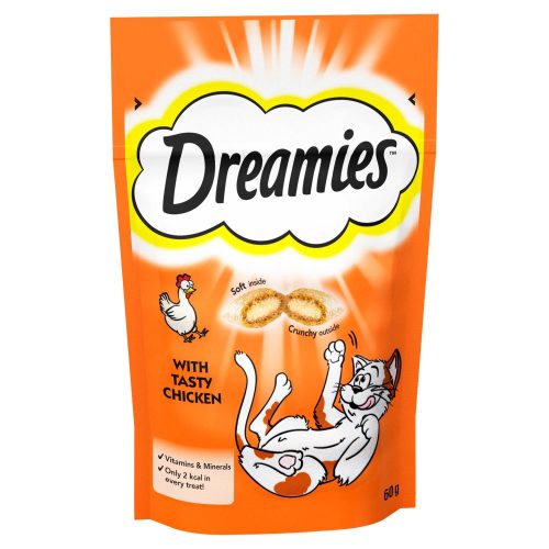 Dreamies jutalomfalat macskák számára 60g Csirkehússal