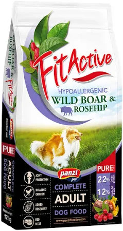 FitActive PURE SMALL 12kg Hypoallergenic Vaddisznó és Csipkebogyó