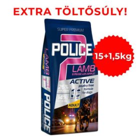 POLICE Adult 15+1,5kg Hypoallergen Bárány, Borsó, Alma