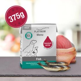 Platinum Menü Hal 375g Nedves Kutyaeledel