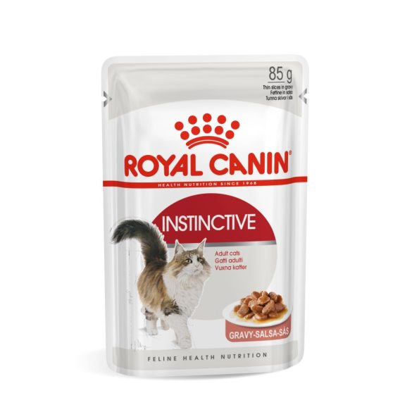 ROYAL CANIN INSTINCTIVE GRAVY 12x85g Alutasakos macskaeledel