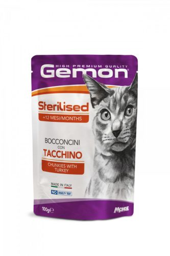 Gemon Cat 100g Alutasak Senior Pulyka