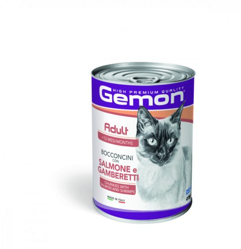 Gemon Cat 415g Adult Lazac + Rák