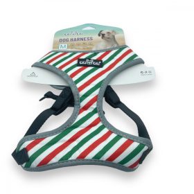   Hám - M - nyak 34-45cm, mellméret 46-54cm - piros, fehér, zöld