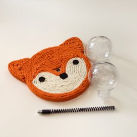 Rókás kaparójáték jutalomfalattal tölthető kb 20cm