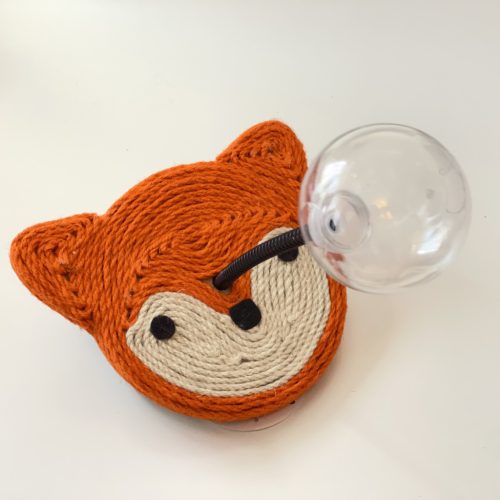 Rókás kaparójáték jutalomfalattal tölthető kb 20cm