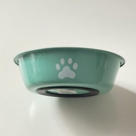   Itatótál / Etetőtál csúszásgátlóval -  fém, MENTA 18cm/700ml