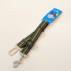 Állítható kisállat biztonsági öv 2,5cm - zöld