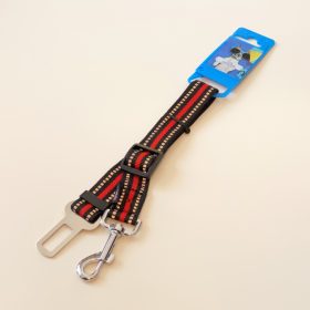 Állítható kisállat biztonsági öv 2,5cm - piros