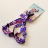 Hám textil - különböző mintákkal - S - 1,5cm x 30-45cm - lila
