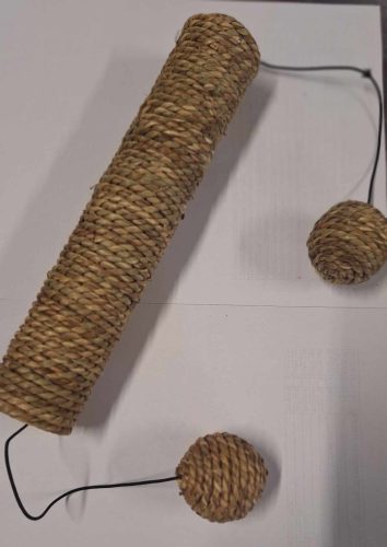 Kaparó rúd dupla golyóval 25cm