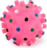 Tüskés, kemény gumilabda 10cm - rózsaszín