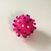Tüskés, kemény gumilabda 10cm - rózsaszín