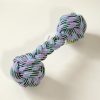 Súlyzó alakú köteles játék - 28cm - LILA
